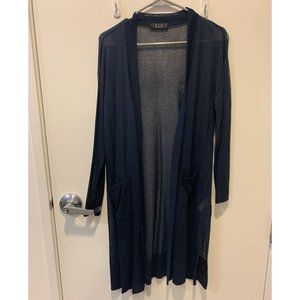 ZIOSONGZIO Navy Long Cardigan